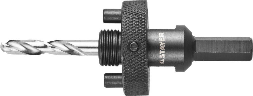 STAYER HEX 3/8″ (9,5 мм) державка быстросъемная для биметаллических коронок 32-160 мм (29550)