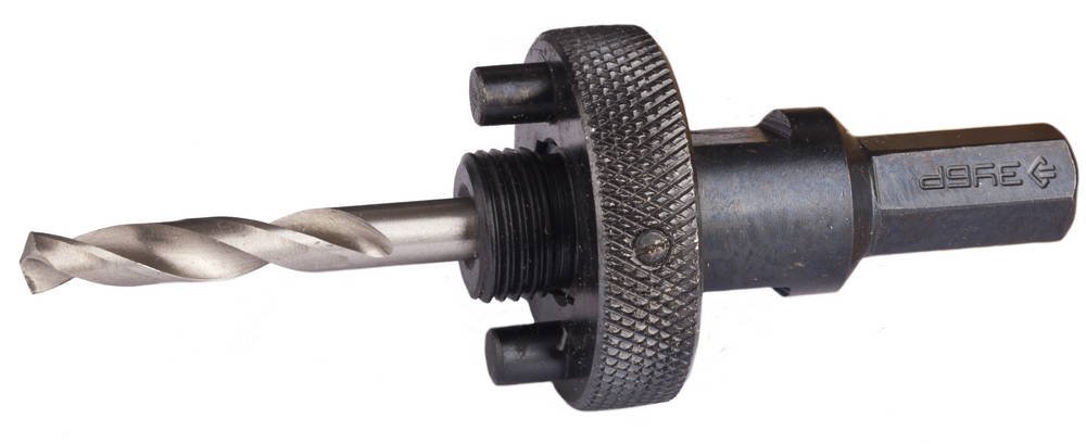 ЗУБР ЭКСПЕРТ-К8 HEX 3/8″ (9,5 мм) державка быстросъемная для биметаллических коронок 32-152 мм (29534)