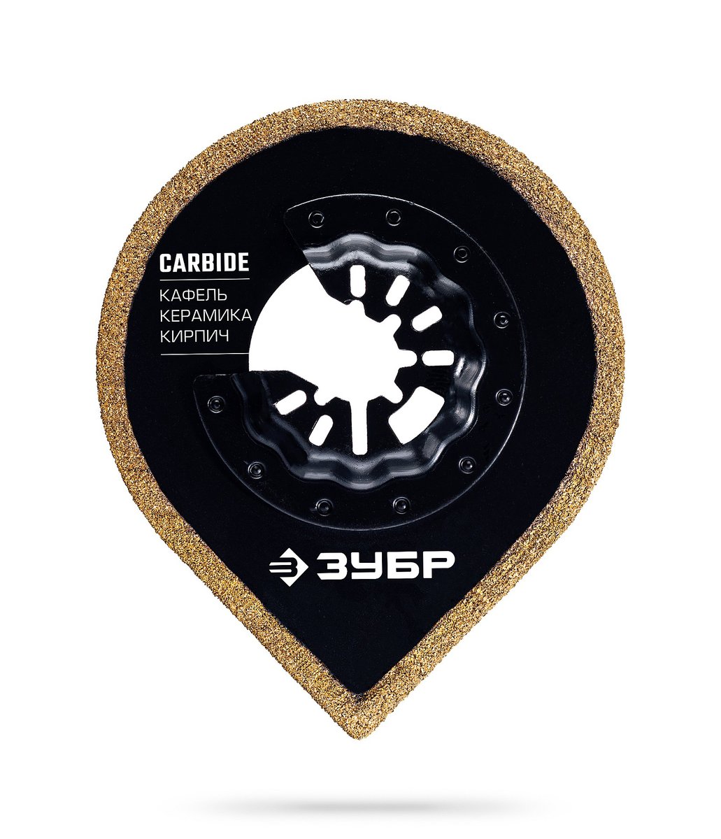 ЗУБР CARBIDE ВК8 Р60, 70x1.8 мм полотно дисковое угловое с твердосплавной крошкой: керамика, кирпич, пенобетон, StarQuick (15579-70)