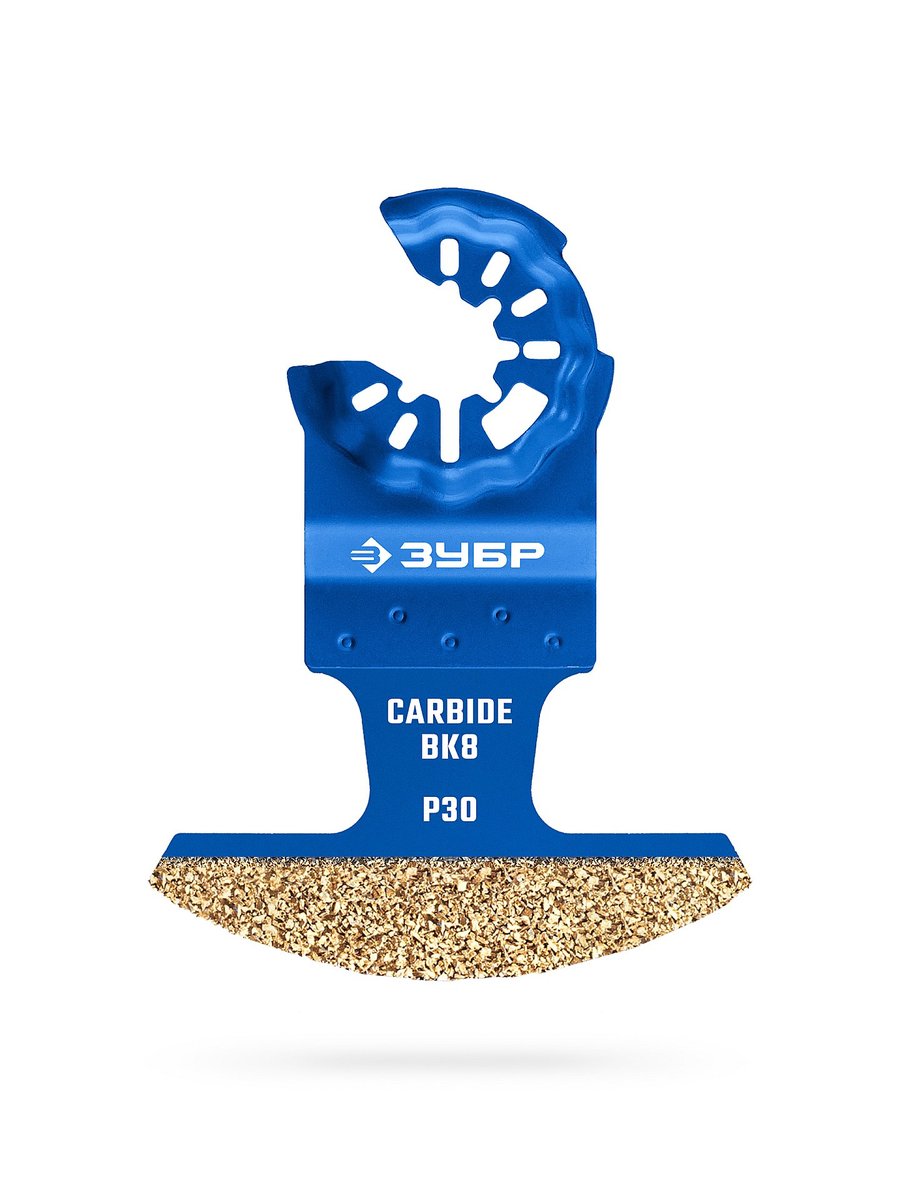 ЗУБР CARBIDE ВК8 Р30, 70x2.8 мм полотно с твердосплавной крошкой: керамика, кирпич, пенобетон, StarQuick (15580-70-2.8)