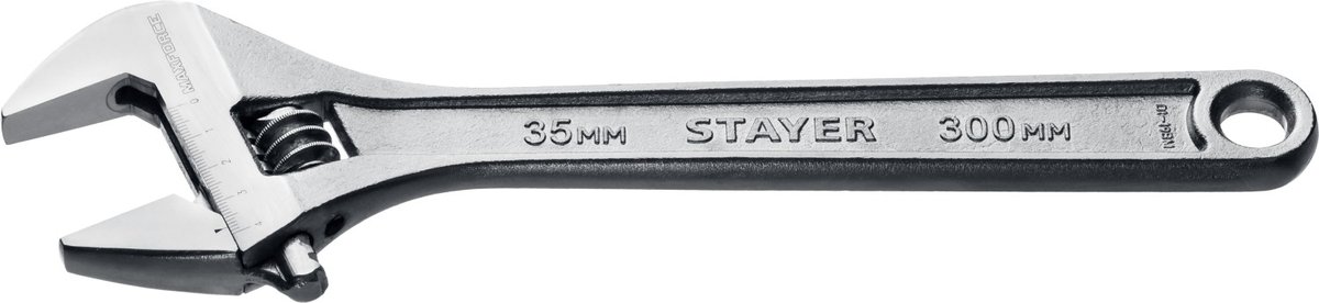 STAYER MAXFORCE, 300/35 мм, разводной ключ (2725-30)
