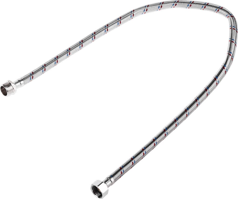 STAYER 1/2″, 0.8 м, гайка-штуцер, гибкая подводка для воды, Professional (51015-G/S-080)