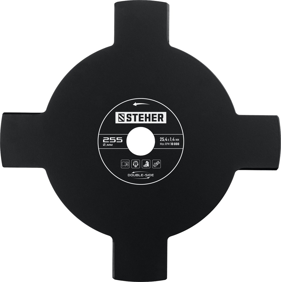 STEHER TB-4, 255 мм, 4T, нож для триммера (75135)