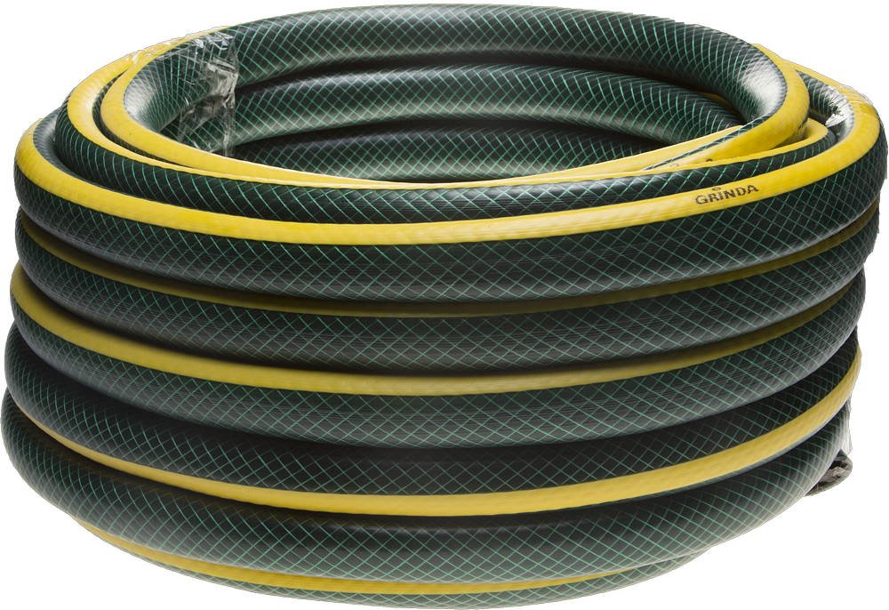GRINDA STANDARD, 3/4″, 15 м, 15 атм, трёхслойный, армированный, поливочный шланг (429000-3/4-15)