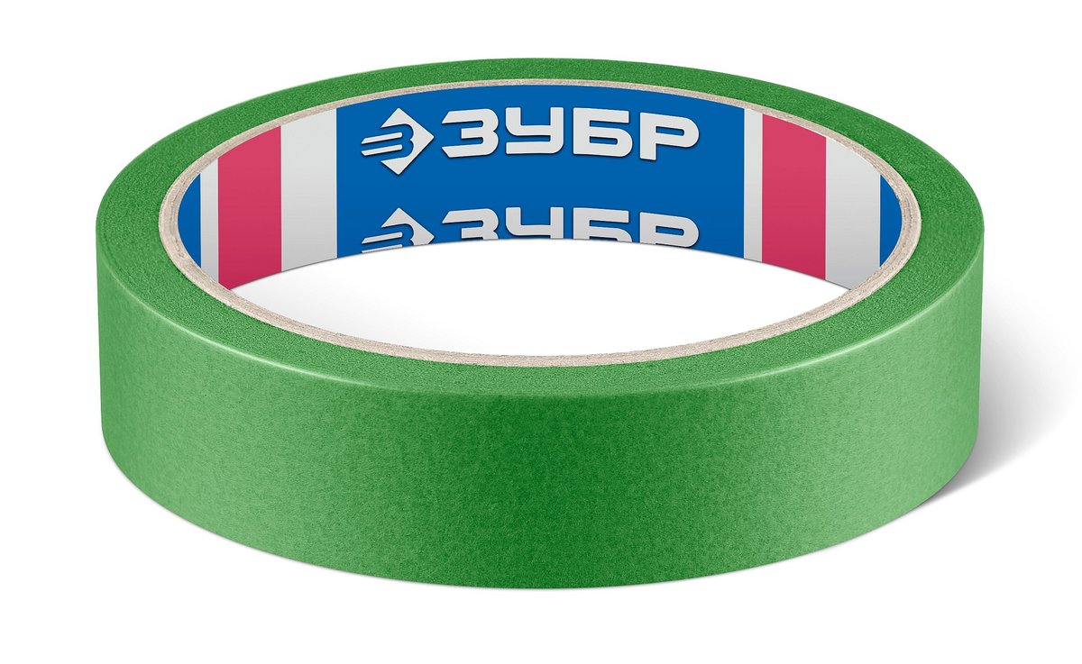 ЗУБР №300 24 мм х 25 м, для грубых и шероховатых поверхностей, малярная лента, Профессионал (12143-24)