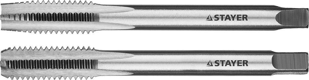 STAYER M8 х 1.25, 2 шт, комплект метчиков (28025-08-1.25-H2)