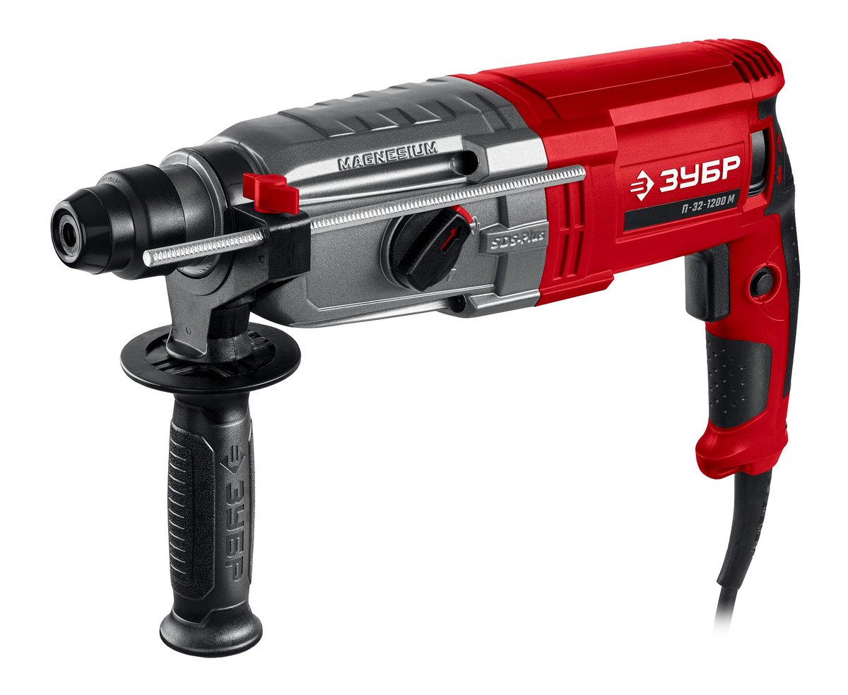 ЗУБР 32 мм, 1200 Вт, перфоратор SDS Plus, мет. корпус (П-32-1200 М)