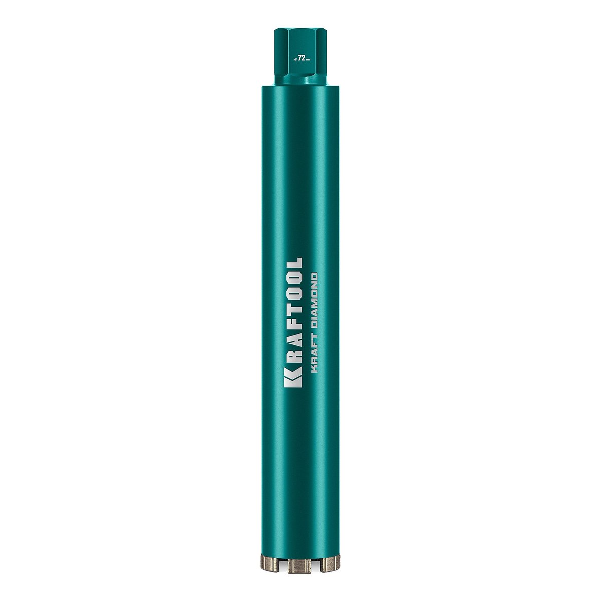 KRAFTOOL DIAMOND 72 мм (450 мм, 1 1/4″, лазерная сварка, сухое сверление с микроударом), алмазная коронка по железобетону (29825-072)
